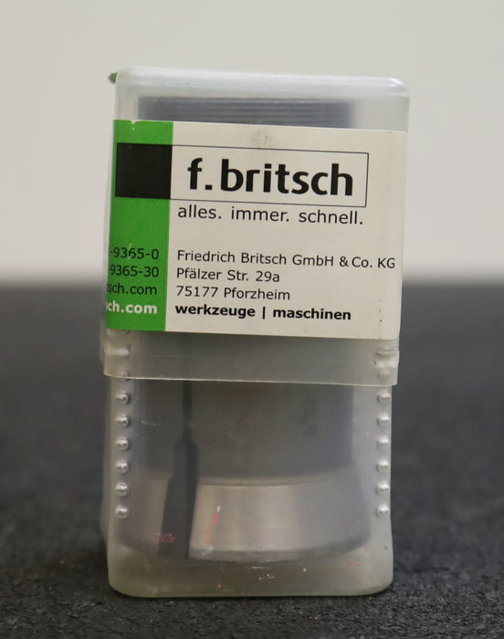 F. BRITSCH HM-Führungsbüchse T229/28.001/J9 Ø 25,6mm M40x1 gebraucht