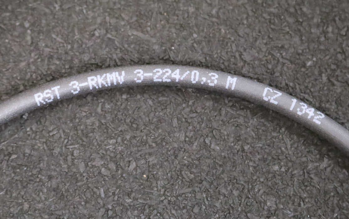 LUMBERG AUTOMATION 5x Verbindungsleitung RST 3-RKMV 3-224/0,3 M 3-polig LU28536