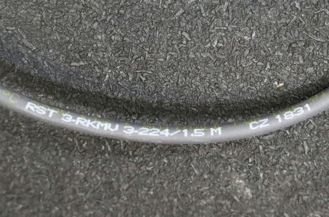 LUMBERG AUTOMATION 2x Verbindungsleitung RSMV 3-RKMV 3-224/1,5 M 3-polig