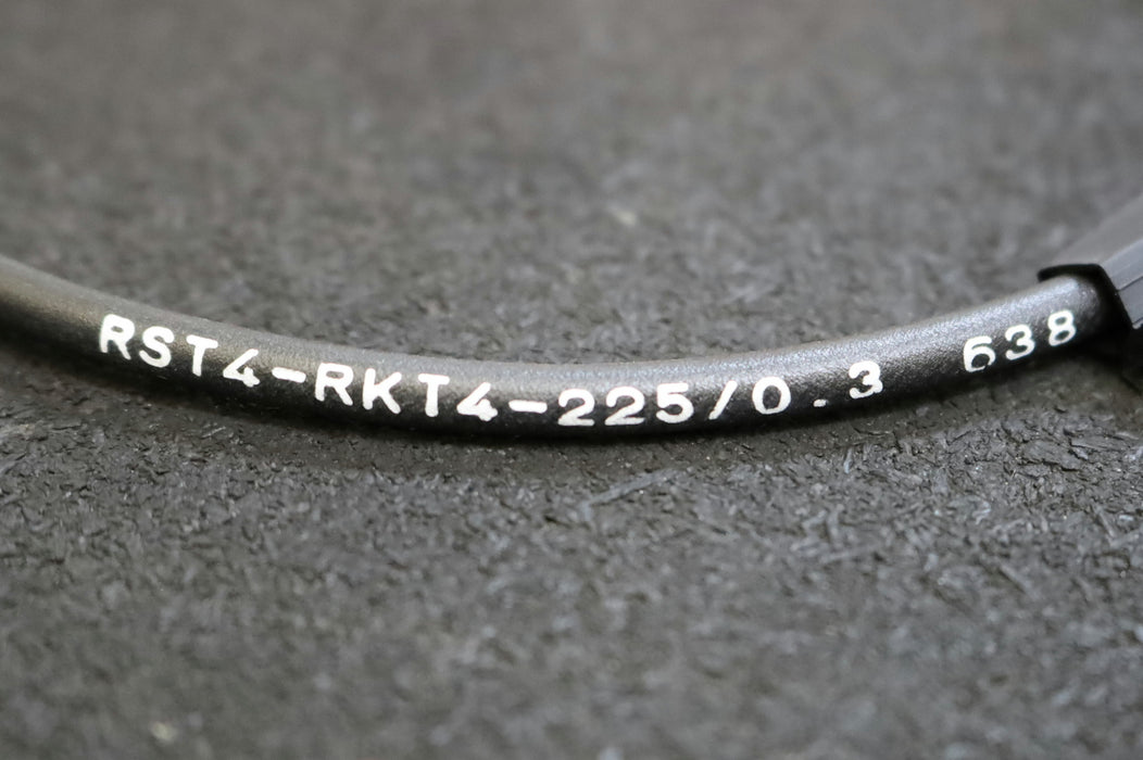 LUMBERG AUTOMATION 2x Verbindungsleitung RST 4-RK4-225/0,3 4-polig M12-Stecker