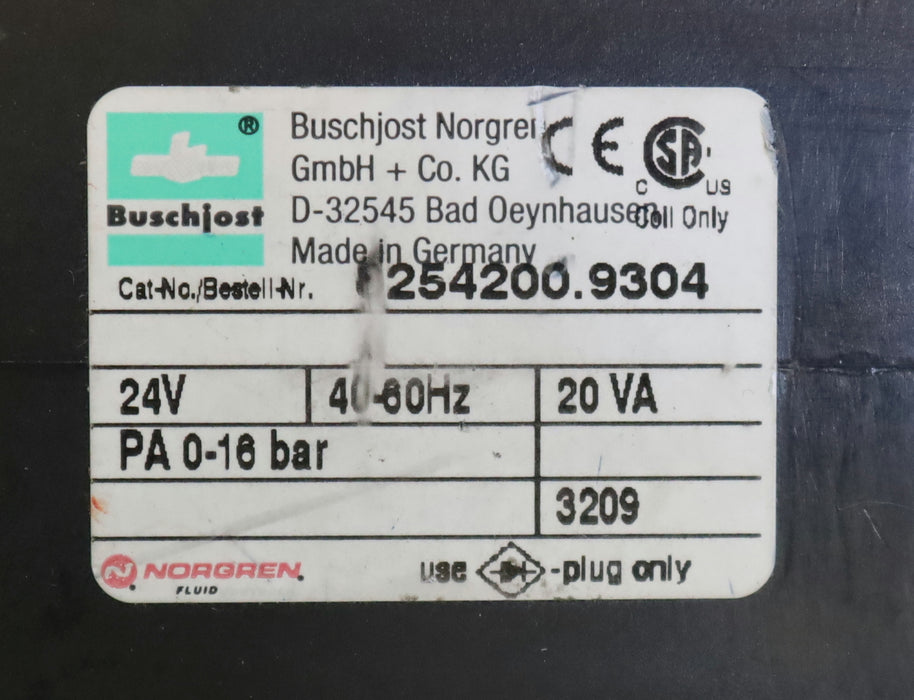 Bild des Artikels BUSCHJOST-Hydraulik-Magnetventil-magnetic-valve-8254200.9304-24V-40-60Hz