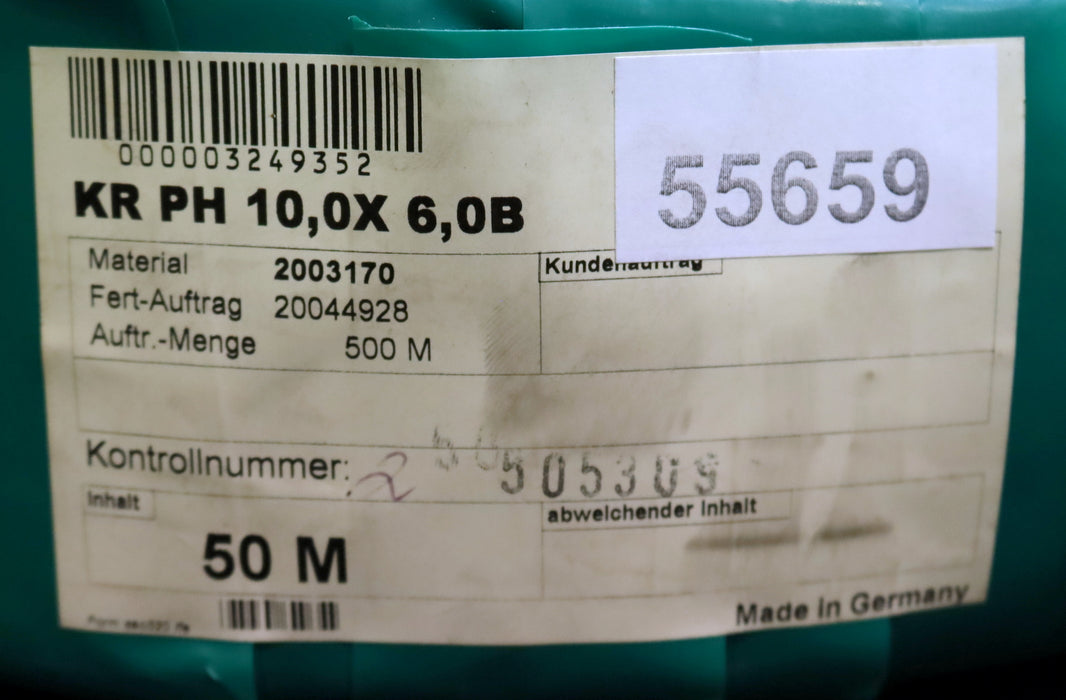 Bild des Artikels NSW-50m-Keilriemen-V-belt-KR-PH-10x6mm-offen-Breite-10mm-Länge-20m-unbenutzt