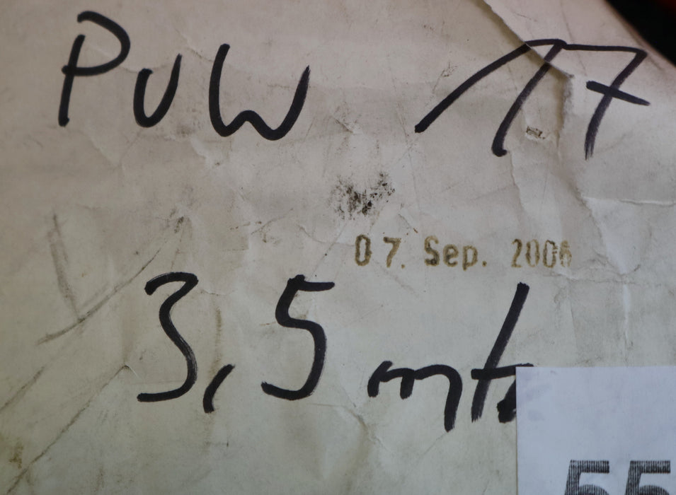 Bild des Artikels 3,5m-Keilriemen-V-belt-PUW-17-offen-rot-Breite-17mm-Länge-3500mm-unbenutzt