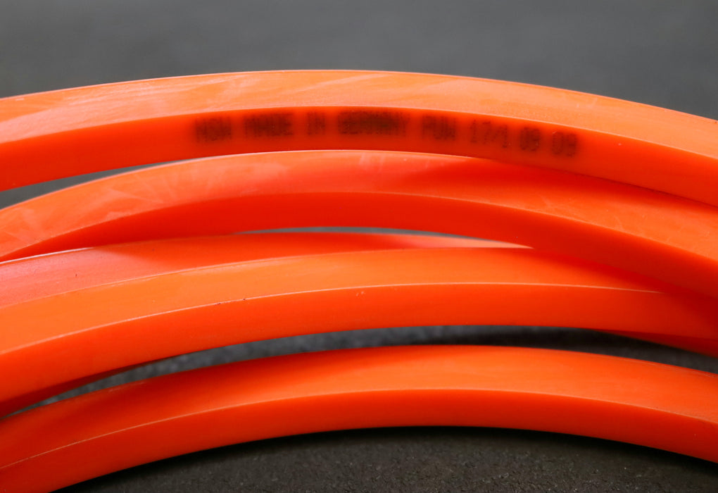 Bild des Artikels NSW-4,9m-Keilriemen-V-belt-PUW-17-offen-rot-Breite-17mm-Länge-4900mm-unbenutzt