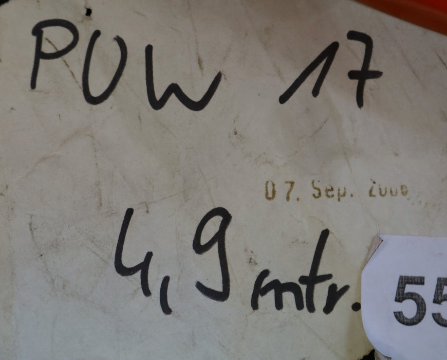 Bild des Artikels NSW-4,9m-Keilriemen-V-belt-PUW-17-offen-rot-Breite-17mm-Länge-4900mm-unbenutzt