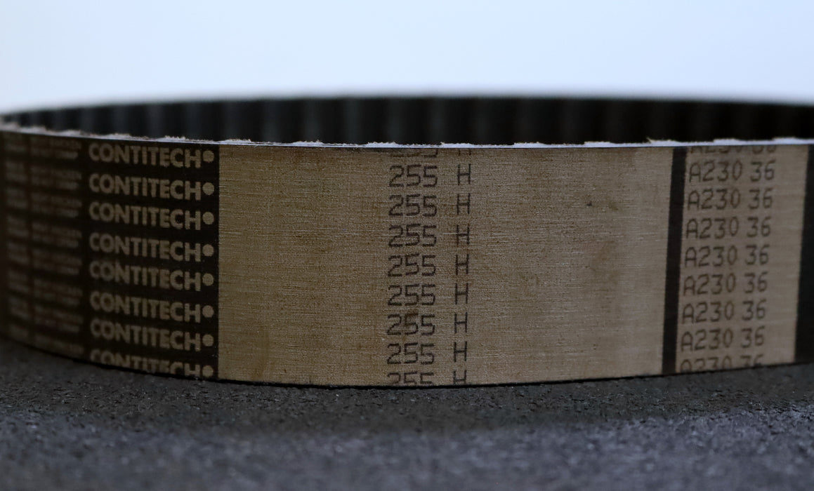 Bild des Artikels CONTITECH-Zahnriemen-Timing-belt-255H-Breite-40mm-Länge-647,7mm-unbenutzt