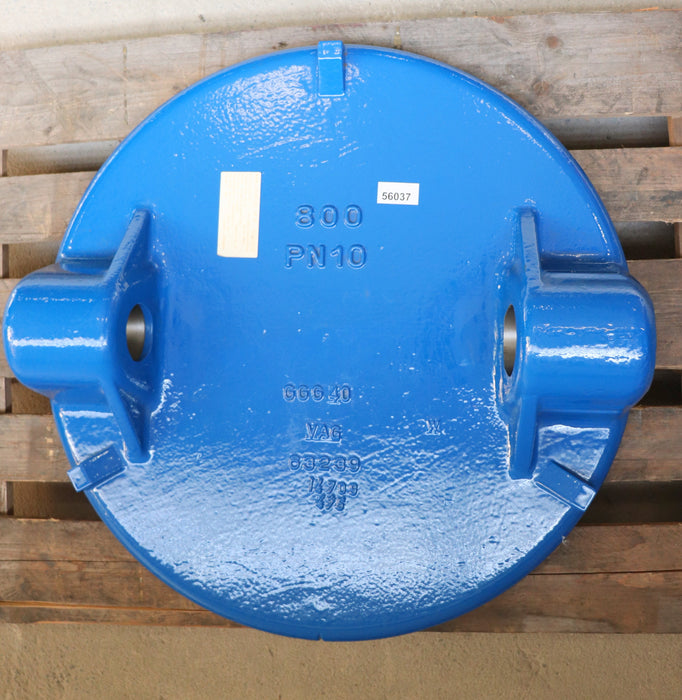 VAG Klappenscheibe DN800 PN10 GGG40 für Klappen VAG DN800 PN10 Seitenloch Ø 80mm