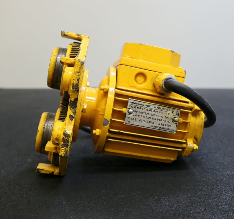 Bild des Artikels MMOTORS-JSC-ETROPOLE-Verfahrmotor-Type-MA-56-A-6T-3phase-380-400/220-230V-50Hz