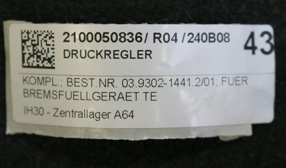 Bild des Artikels ATE---TEVES-Druckregler-03.9302-1441.2/01-für-Bremsfüllgerät-unbenutzt