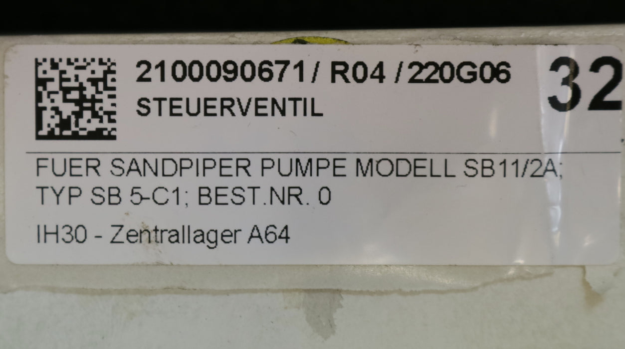 Bild des Artikels SANDPIPER-Steuerventil-Sleeve-&-Spool-für-Pumpe-SB11/2A-Typ-SB-5-C1-unbenutzt