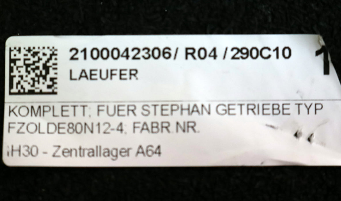 Bild des Artikels STEPHAN-WERKE-Läufer-für-Getriebetyp-FZOLDE80N12-4-Art.Nr.-4533530-f.-Rührwerk