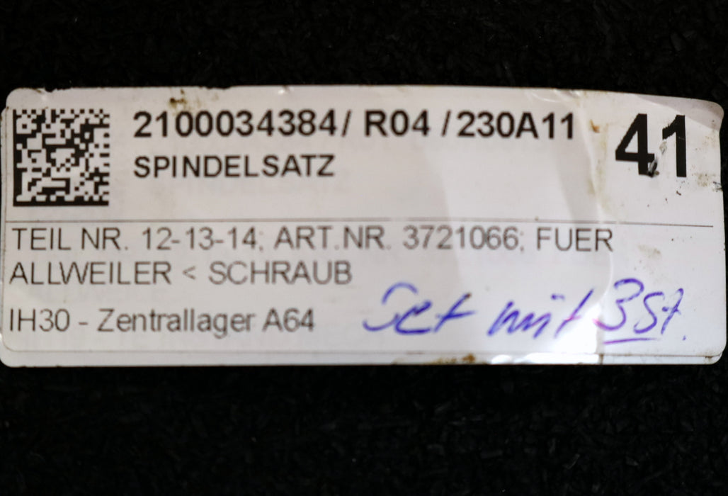 Bild des Artikels ALLWEILER-Spindelsatz-für-Schraubenspindelpumpe-TYP-SNGS-120-R46-E6GG-Nr.3721066