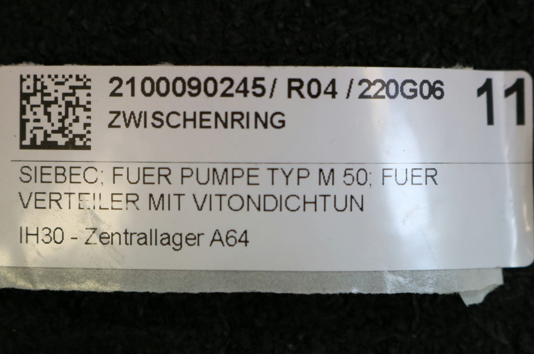 Bild des Artikels SIEBEC-Zwischenring-für-Pumpe-Typ-M-50-für-Verteiler-mit-Vitondichtung-Nr.-10354