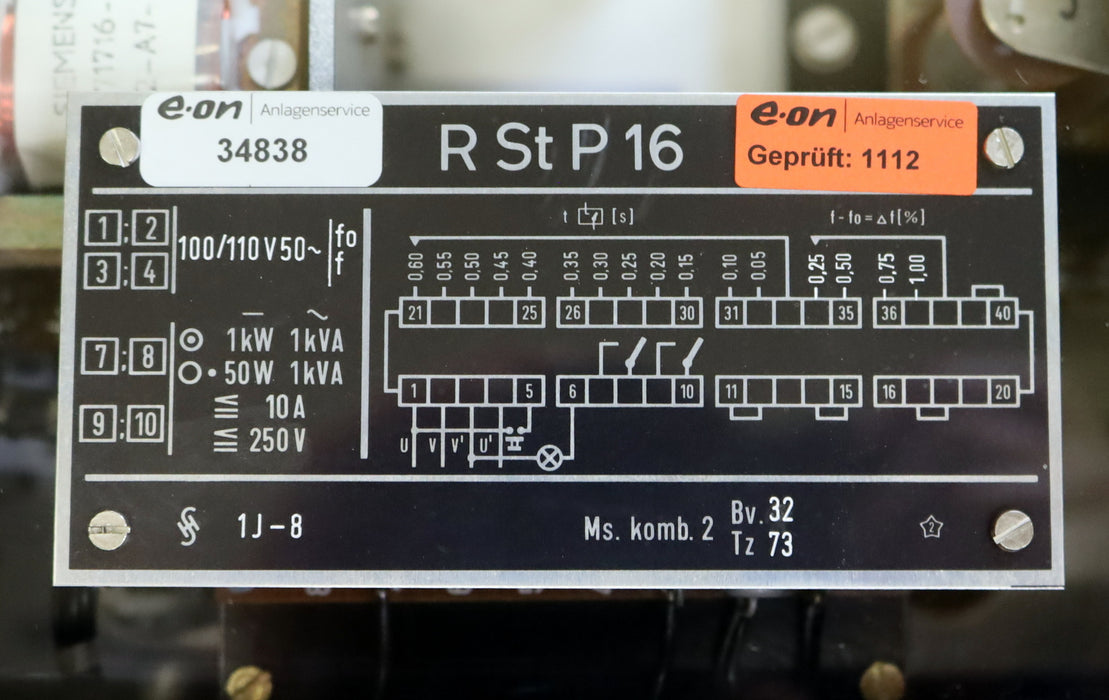 Bild des Artikels SIEMENS-Parallelschaltgerät-R-St-P-16-100/110VAC-50Hz-Mit-Protokoll-unbenutzt