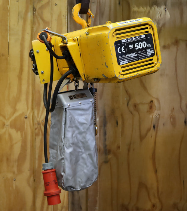 Bild des Artikels KITO-Elektrokettenzug-ER2-005-IS-Tragfähigkeit-500kg-Hubhöhe-max.-15m-BJ-2014