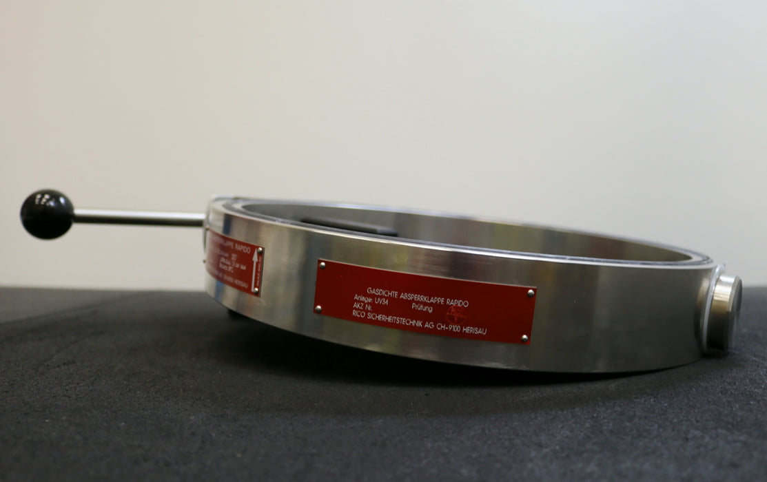 Bild des Artikels RICO-Luftabsperrklappe-RAPIDO-PERFEKT-Butterfly-DN350-manuell-stellbar-unbenutzt