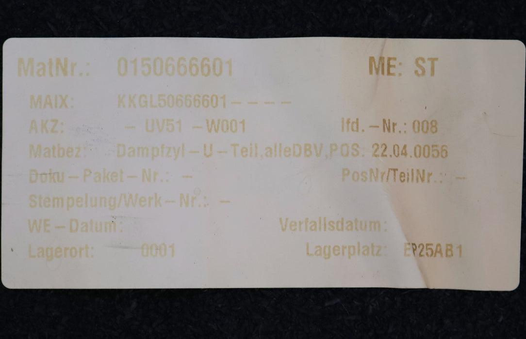 Bild des Artikels HYGROMATIK-Dampfzylinder-Unterteil-Pos.-22.04.0056-Farbe-weiß-unbenutzt