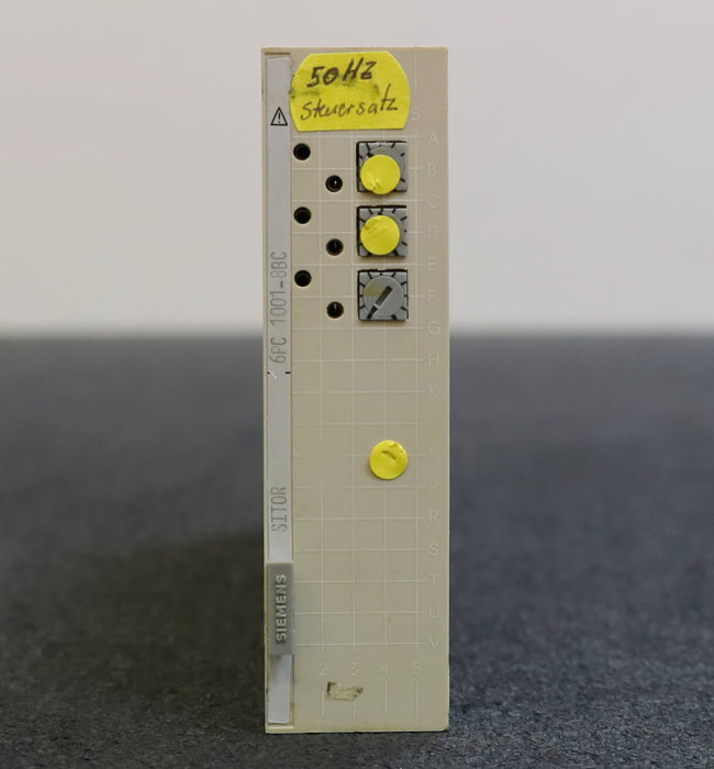 Bild des Artikels SIEMENS-SITOR-50Hz-Steuersatz-Baugruppe-6PC1001-8BC-gebraucht