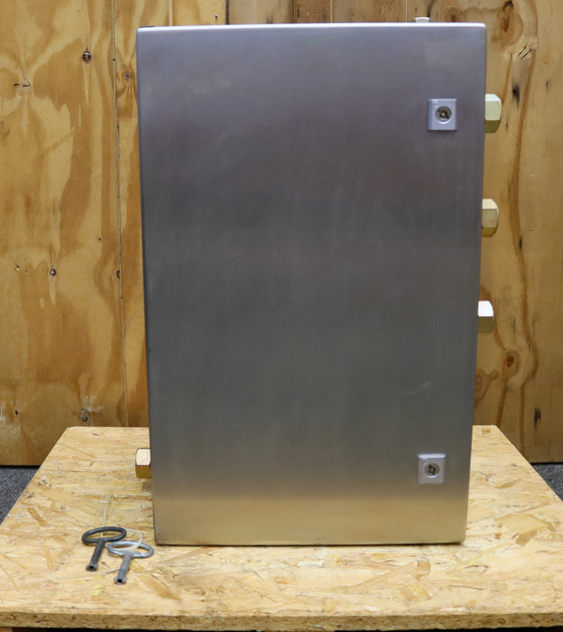 Bild des Artikels HAST-/-SMC-/-RITTAL-Pneumatikverteiler-auf-3-Laststrecken-0-10bar-mit-Messuhren