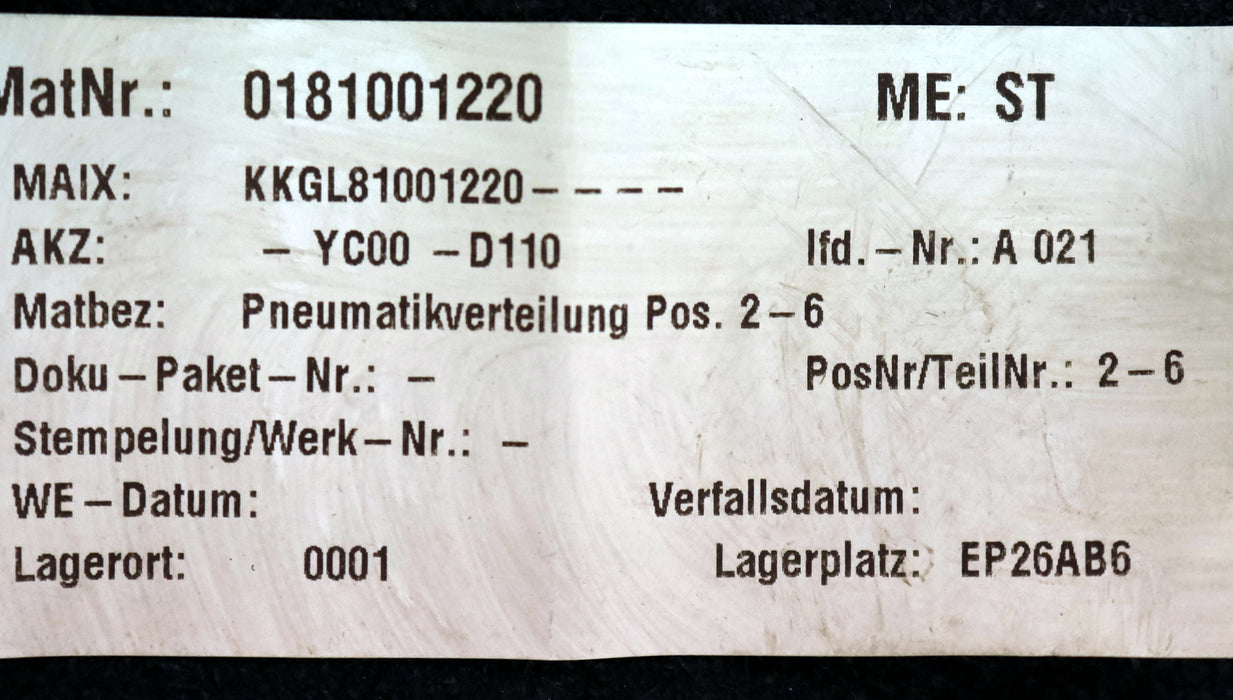 Bild des Artikels HAST-/-SMC-/-RITTAL-Pneumatikverteiler-auf-3-Laststrecken-0-10bar-mit-Messuhren