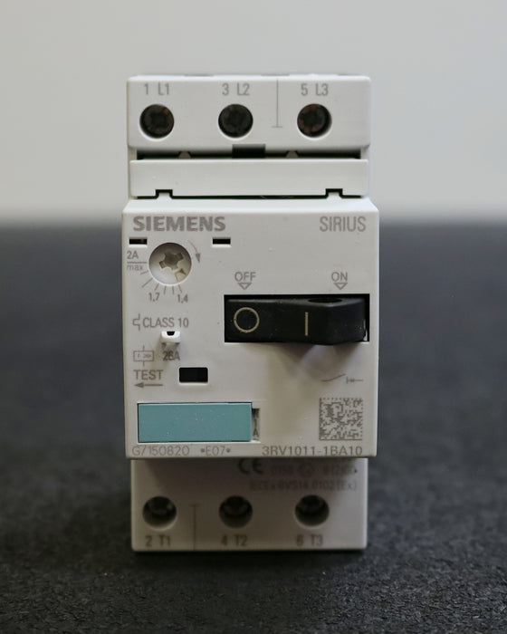Bild des Artikels SIEMENS-Leistungsschalter-3RV1011-1BA10-1,4-2A-unbenutzt-in-OVP