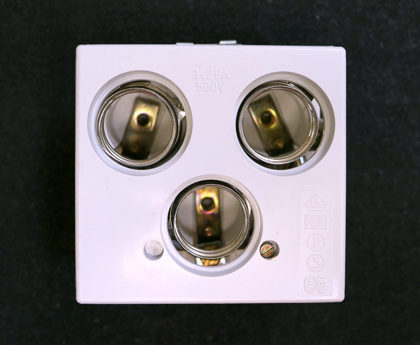 Bild des Artikels RZB-Schraubsicherungshalter-06-3312-3x25A-500V-unbenutzt