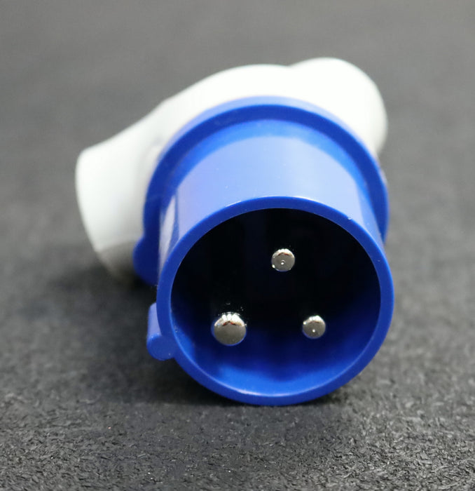 Bild des Artikels WALTHER-MONDO-Winkelstecker-Type-216306-2-Pol-+-E-Blau-230V-16A-IP44