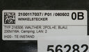 Bild des Artikels WALTHER-MONDO-Winkelstecker-Type-216306-2-Pol-+-E-Blau-230V-16A-IP44