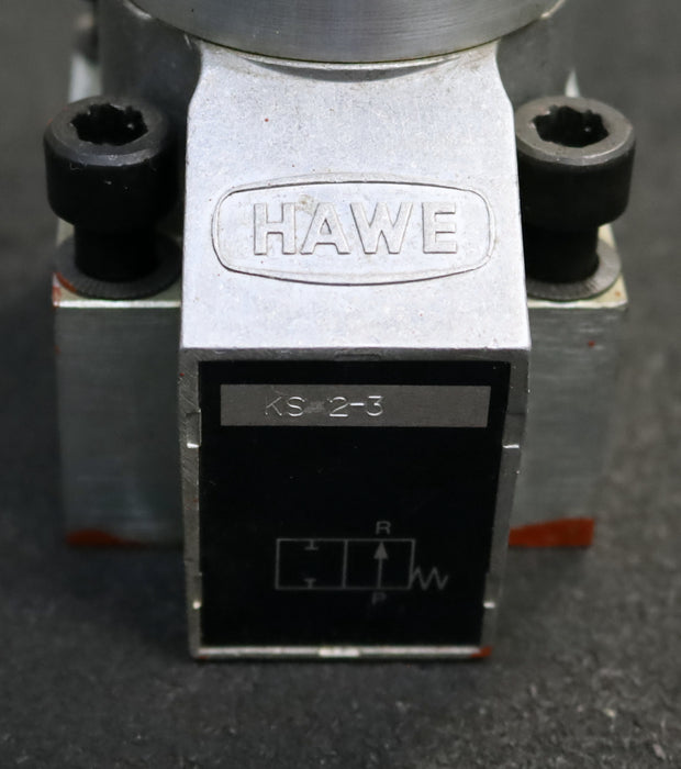 Bild des Artikels HAWE-2/2-Wege-Sitzventil-KS-2-3-mit-Tastrolle-Baugröße-3