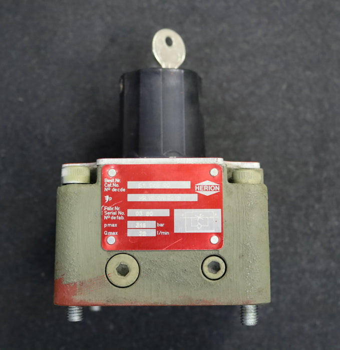 Bild des Artikels HERION-2-Wege-Stromregelventil-Pn-=-315bar-MR10HVG5012-Best.Nr.-5104600