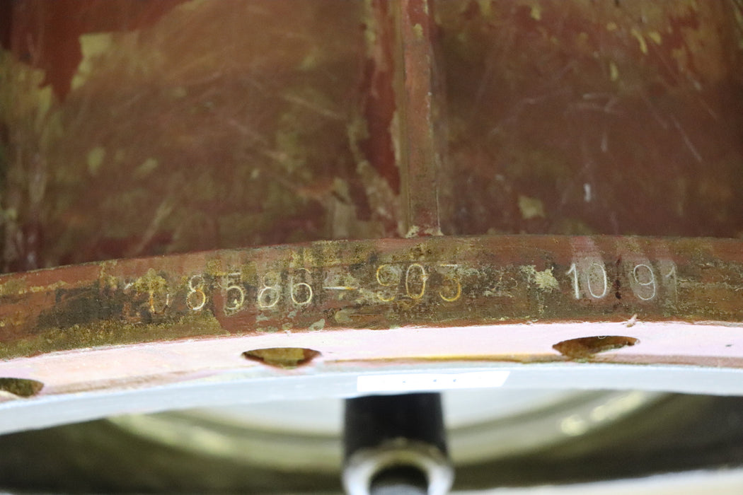 VAG Klappe DN500 PN10 FlanschØ 675mm mit 2 Lagerwellen Ø 50mm Länge 90mm