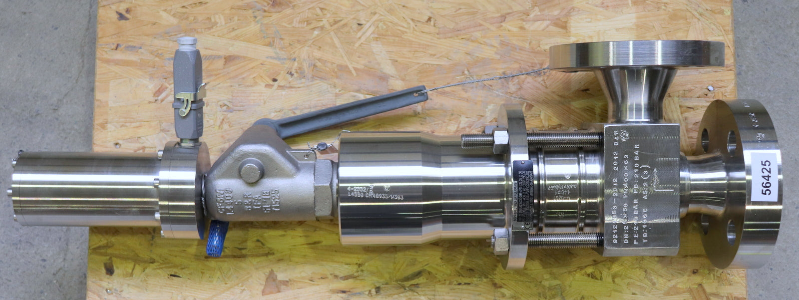 BOPP & REUTHER Sicherheitsventil in Eckfrom DN25/50 Ansprechdruck Pe = 210bar