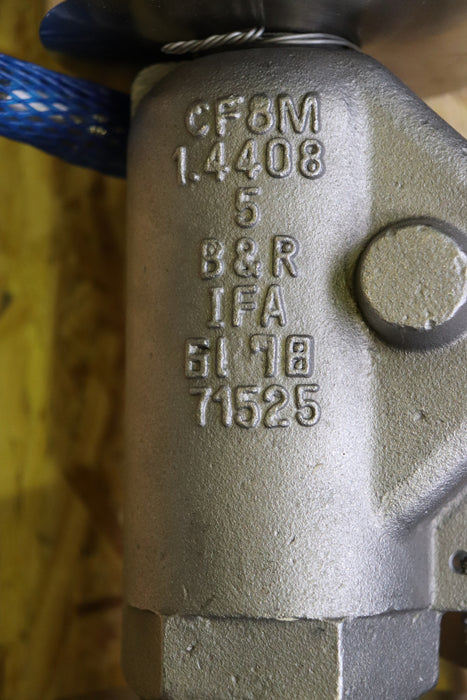 BOPP & REUTHER Sicherheitsventil in Eckfrom DN25/50 Ansprechdruck Pe = 210bar