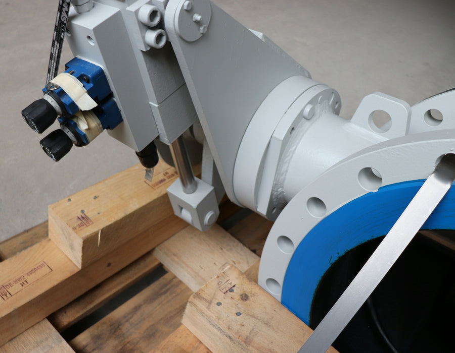 Bild des Artikels ADAMS-Rückschlagklappe-RZN-DN500-/-20"-PN16-Bremszylinder-RZ4-BJ-2010-unbenutzt