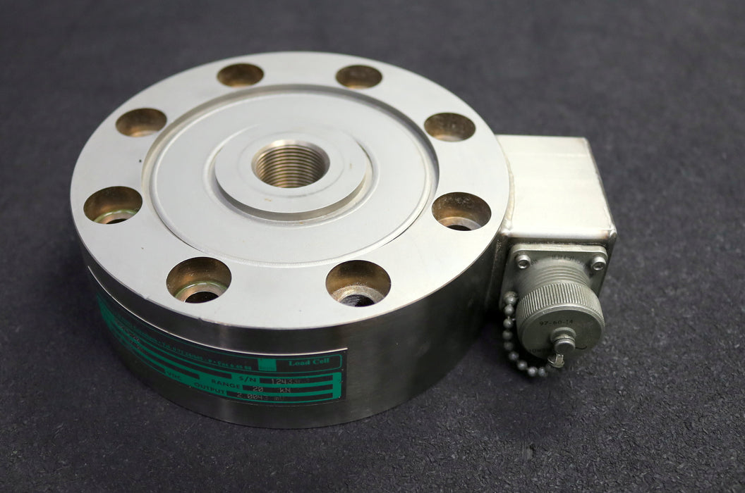 Bild des Artikels BURSTER-Druckmessdose-20kN-Typ-85075-20-10VDC-2,0043mV-Präzisions-Kraftsensor