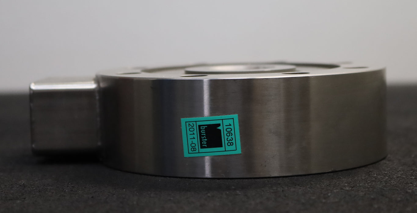 Bild des Artikels BURSTER-Druckmessdose-50kN-Typ-85075-50-10VDC-2,0027mV-Präzisions-Kraftsensor