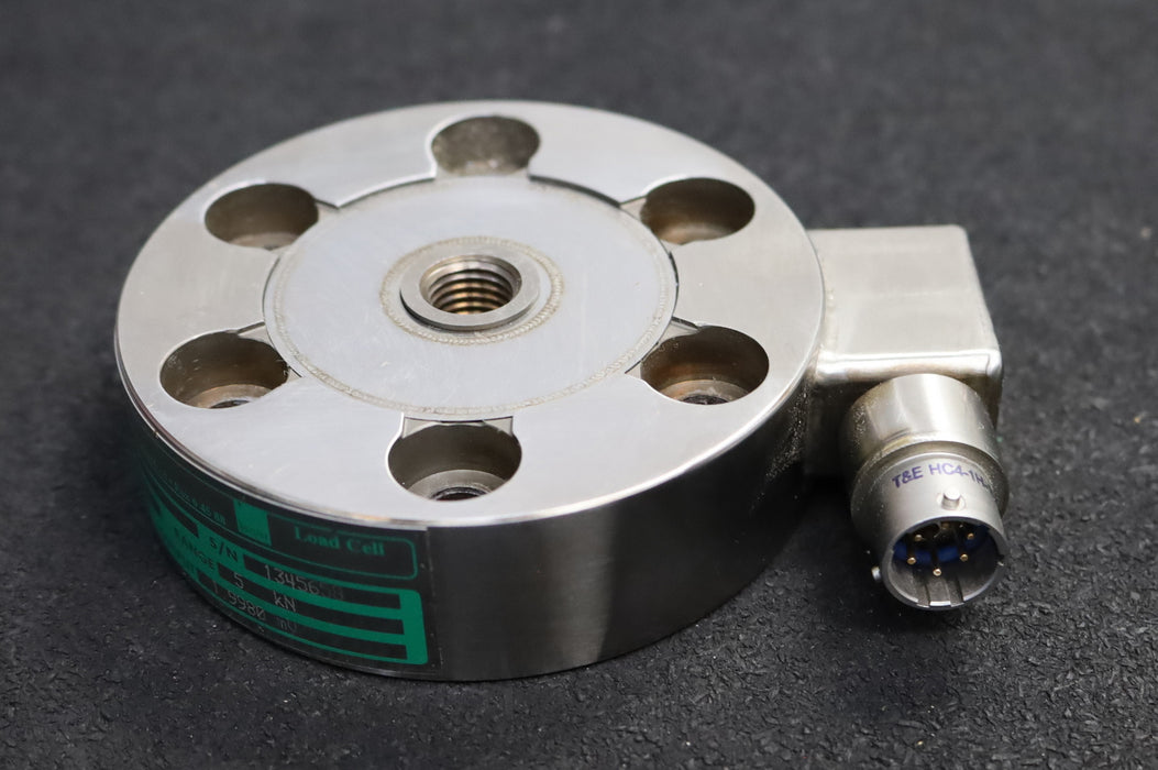 Bild des Artikels BURSTER-Druckmessdose-5kN-Typ-85075-20-10VDC-1,9980mV-Präzisions-Kraftsensor