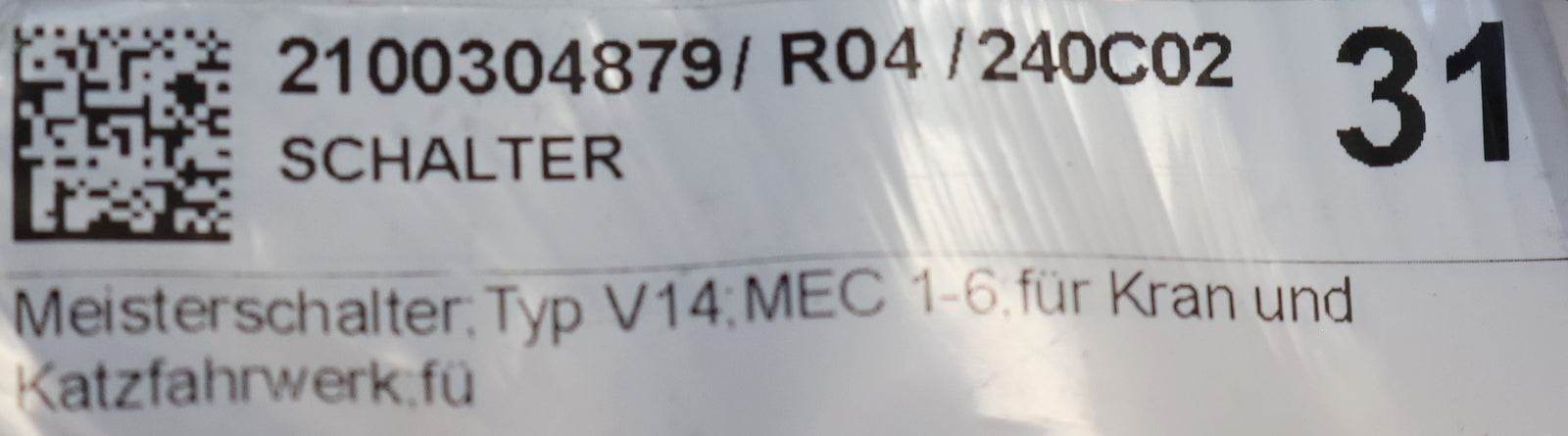 Bild des Artikels GESSMANN-Meisterschalter-Joystick-für-Kran--und-Katzfahrwerk-Ty-pV14