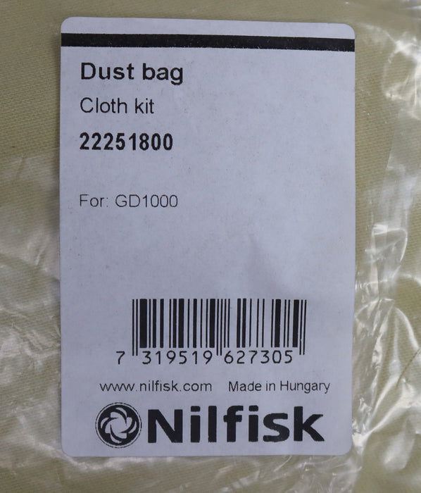 Bild des Artikels NILFISK-Stoffsackset-Staubsaugerbeutel-dust-bag-22251800-für-GD1000---unbenutzt