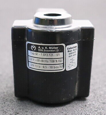 MÜLLER 2/2-Wege-Ventil Typ 01-1.013.121-S1 220V 50/60Hz P 0,5-10bar