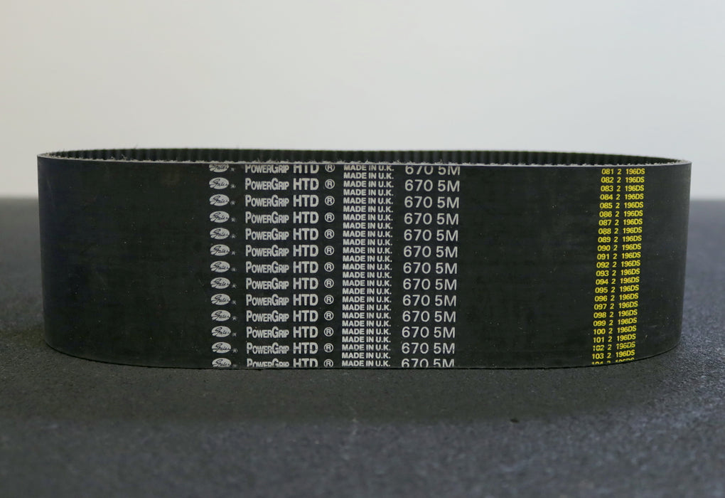 Bild des Artikels GATES-Zahnriemen-Timing-belt-5M-Breite-75mm-Länge-670mm-unbenutzt