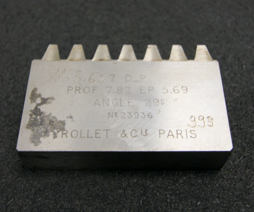 Bild des Artikels ROLLET-PARIS-Hobelkamm-rack-cutter-für-MAAG-Wälzhobelmaschinen-7-DP-EGW-29°