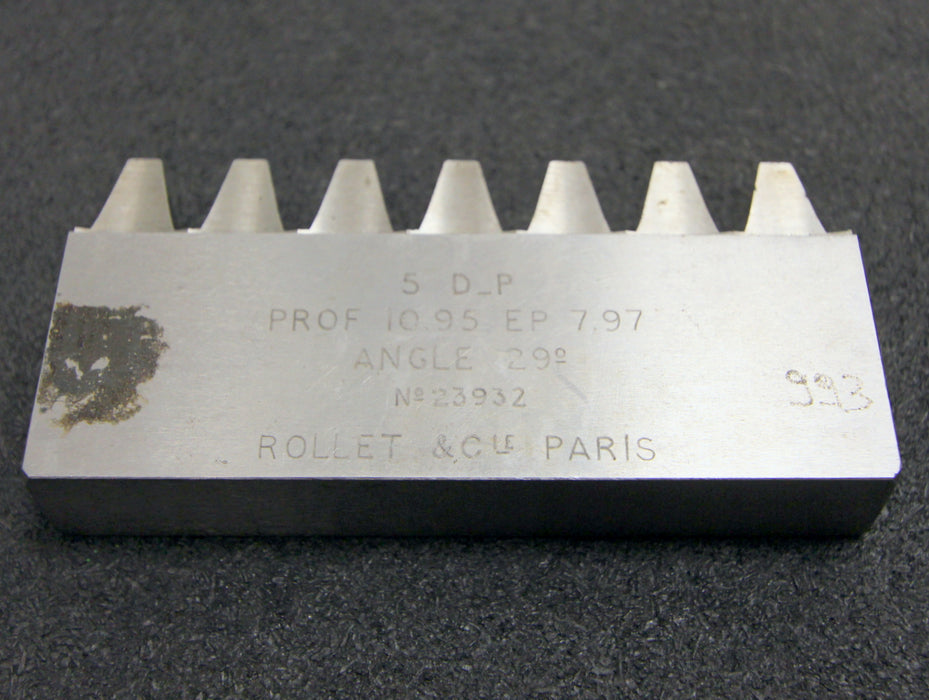 Bild des Artikels ROLLET-PARIS-Hobelkamm-rack-cutter-für-MAAG-Wälzhobelmaschinen-5-DP-EGW-29°