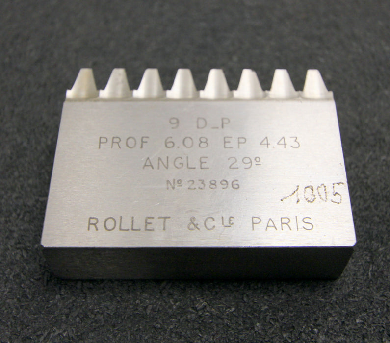 Bild des Artikels ROLLET-PARIS-Hobelkamm-rack-cutter-für-MAAG-Wälzhobelmaschinen-9-DP-EGW-29°