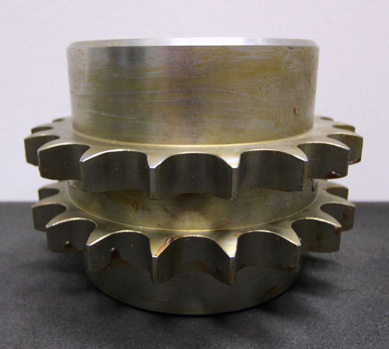 Bild des Artikels Zweifach-Kettenradscheibe-mit-beidseitiger-Nabe-ZRS-für-24B-2-Teilung-1-1/2"x1"