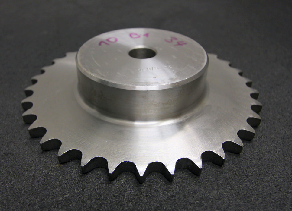 Bild des Artikels Kettenradscheibe-mit-einseitiger-Nabe-KRS-Chainwheel-für-10B-1-Teilung-5/8"x3/8"