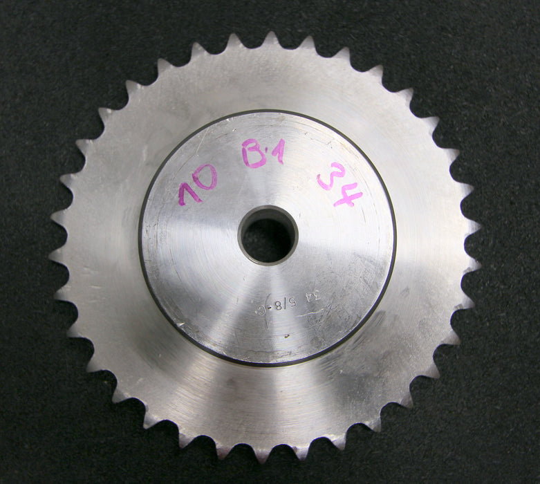 Bild des Artikels Kettenradscheibe-mit-einseitiger-Nabe-KRS-Chainwheel-für-10B-1-Teilung-5/8"x3/8"