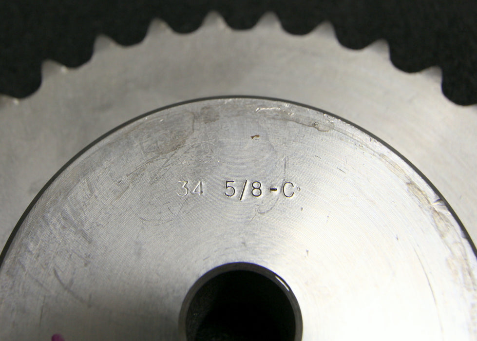 Bild des Artikels Kettenradscheibe-mit-einseitiger-Nabe-KRS-Chainwheel-für-10B-1-Teilung-5/8"x3/8"