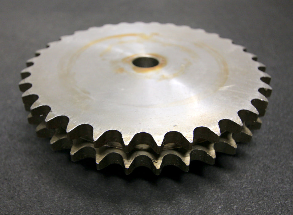 Bild des Artikels Zweifach-Kettenradscheibe-mit-einseitiger-Nabe-ZRS-Teilung-5/8"x3/8"-für-10B-2