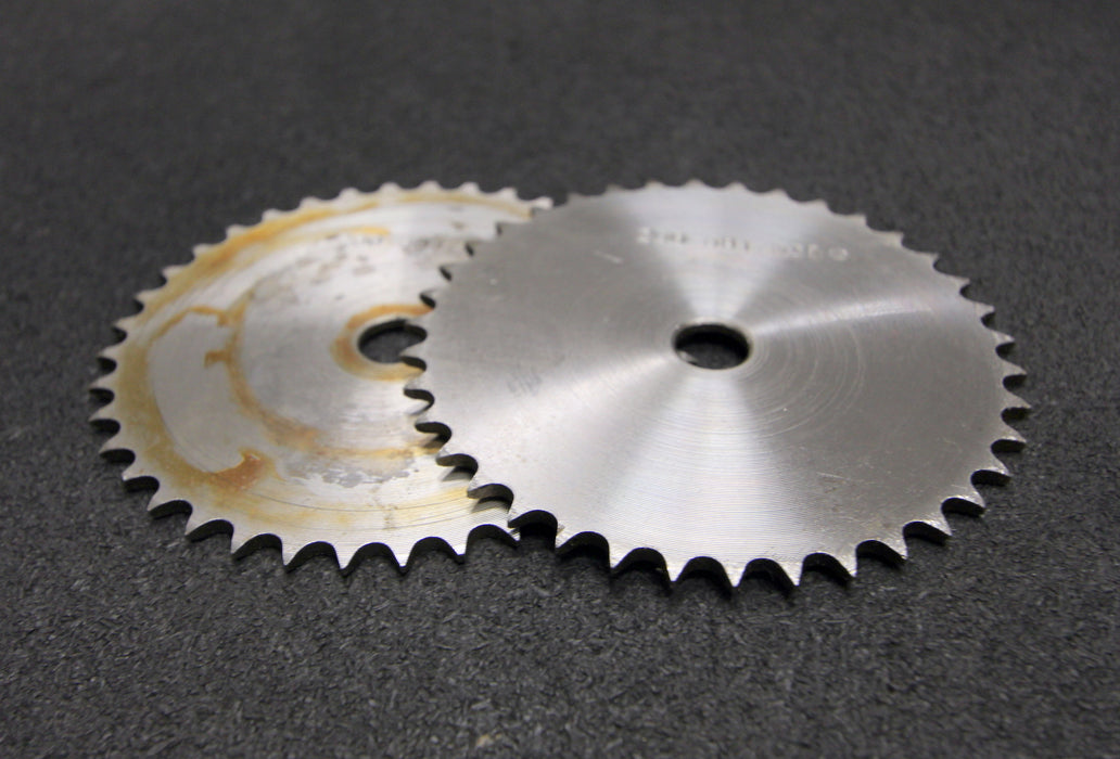 Bild des Artikels WMH-HERION-2x-Kettenradscheibe-KRL-Chainwheel-für-Kettentyp-05B-1-Teilung-8x3mm